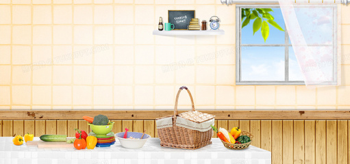 营造温馨厨房 从蔬菜到窗帘，打造理想家居空间