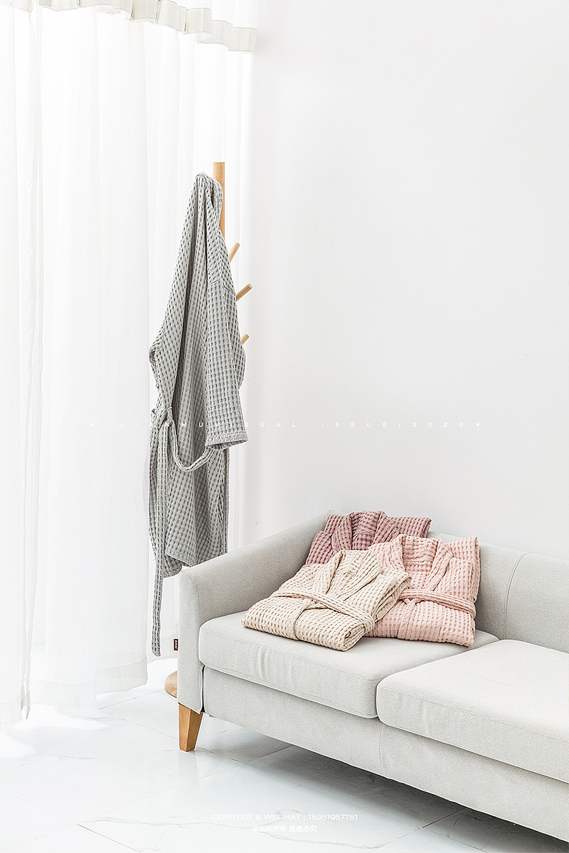浴袍摄影 简木视觉与家纺家居用品的静物艺术对话